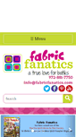 Mobile Screenshot of fabricfanatics.com